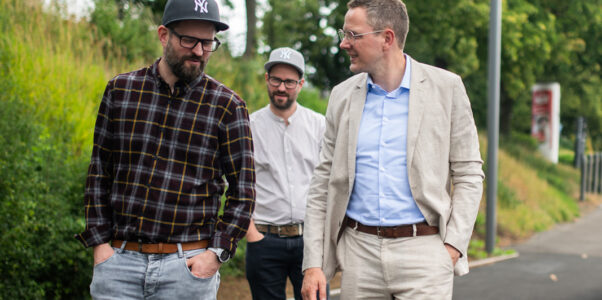 Sommerbesuch des HMWK Staatssekretärs Christoph Degen  in der HUETTE38!